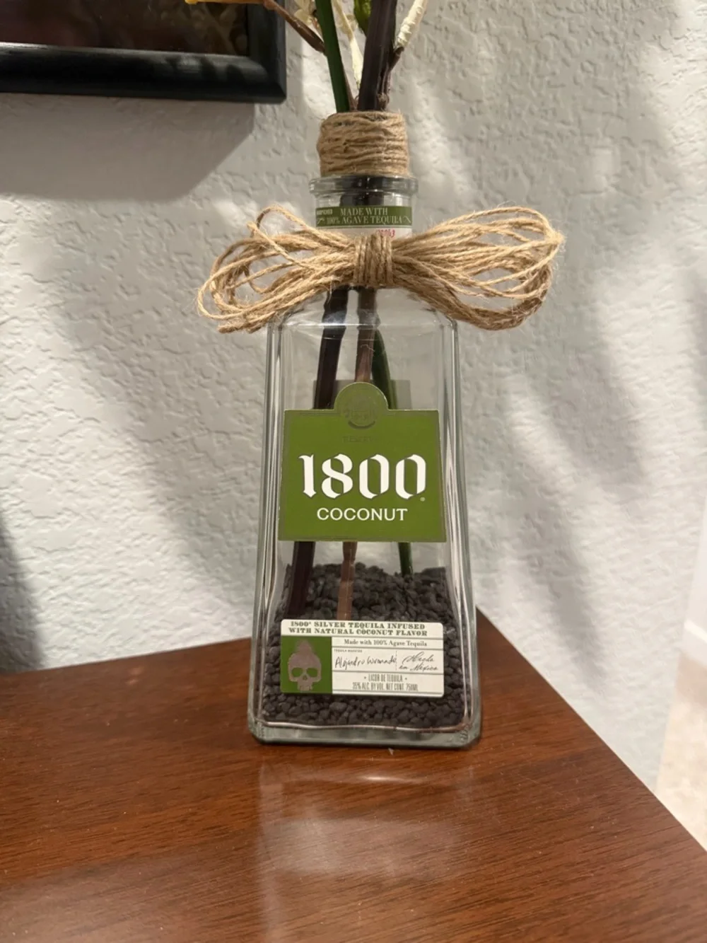 Decorative Bottle Vase 1800 Tequila